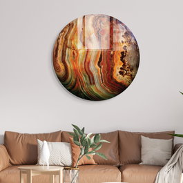 Wallity Cuadro Decorativo de Vidrio Templado Multicolor 60 cm